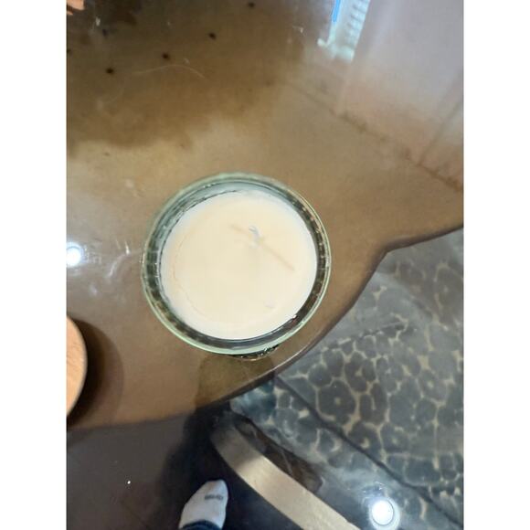 Candle in a Vintage crystal dish,  Vintage Decor - Picture 2 of 6